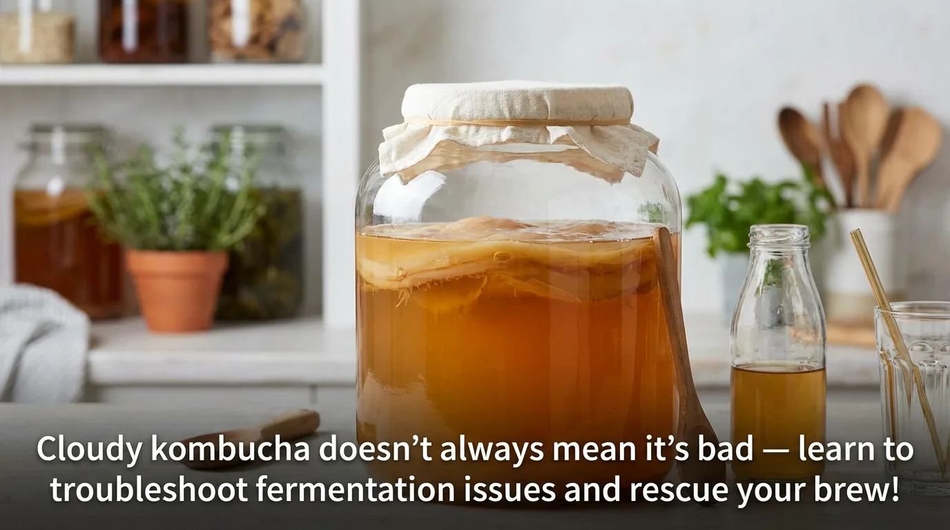 Cloudy Kombucha? Troubleshoot & Fix Fermentation Failures (Pro Guide)