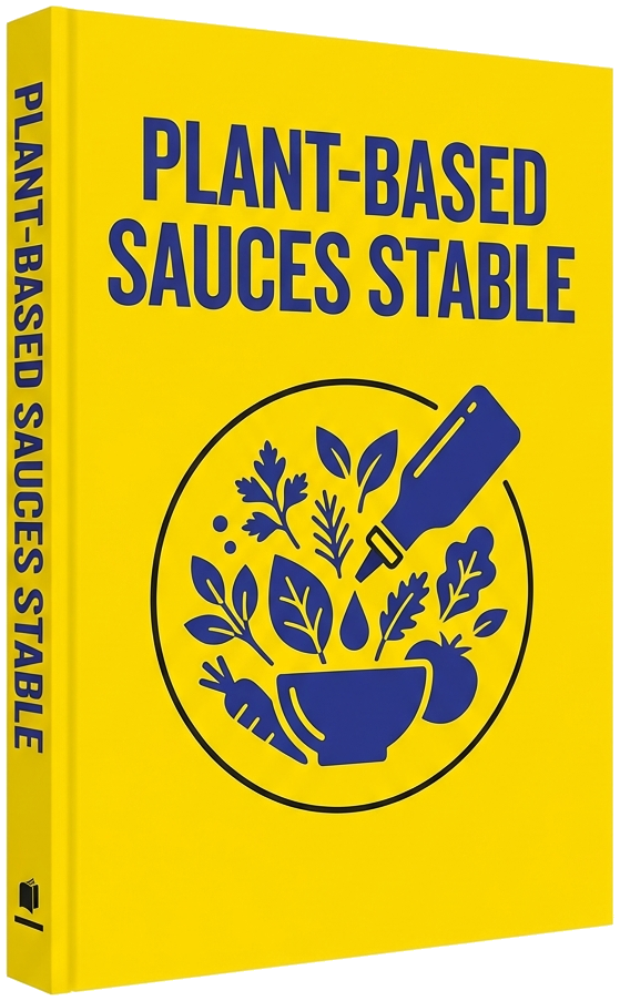 eBook - Stable Vegan Sauces: 7 Expert Fixes
