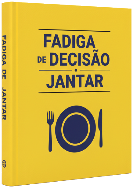 eBook - 5 Estratégias Avançadas para Combater a Fadiga de Decisão Pós-Trabalho e Preparar Jantares Saudáveis Rapidamente